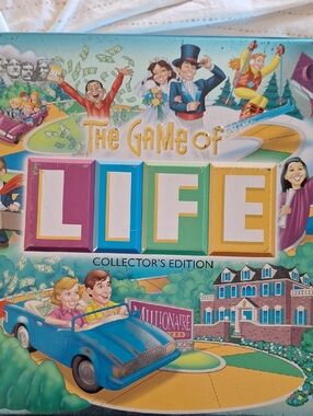 Hasbro The Game of LIFE Instruction Sheet with Logo 2000 Collectors Editio